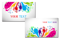 Inline Foil Business Cards